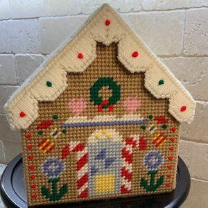 Gingerbread House Holiday Cross Stitch - Already Made for you! #3
